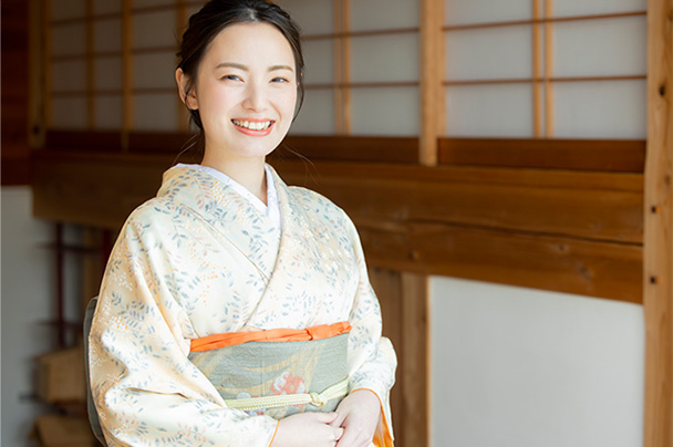Kimono wearing experience